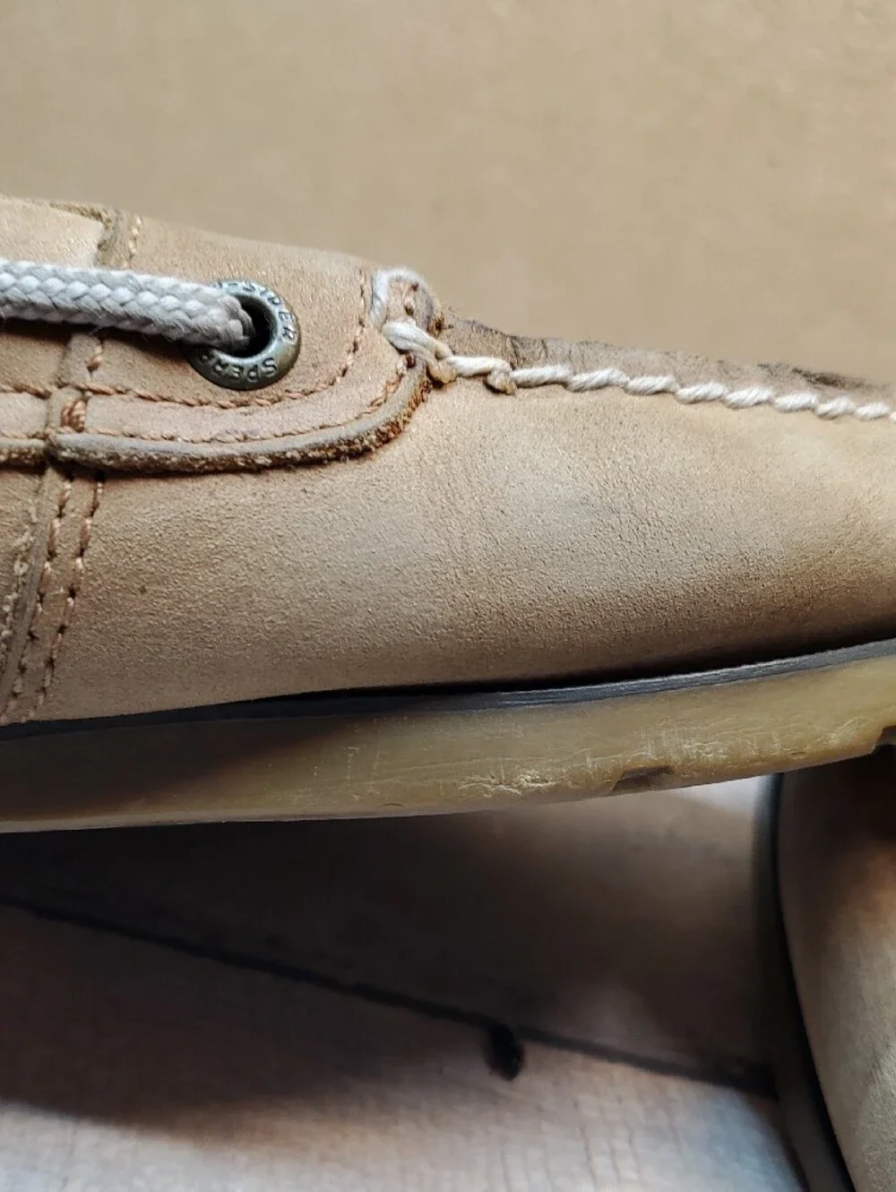 Sperry Top Sider Men's Tan Casual Boat Shoes Size 10.5 M